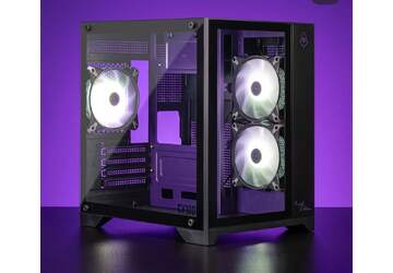 Gabinete mancer cv100 purple 3 fans