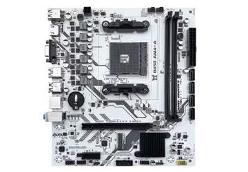 Placa mae b450m machinist branca semi-nova